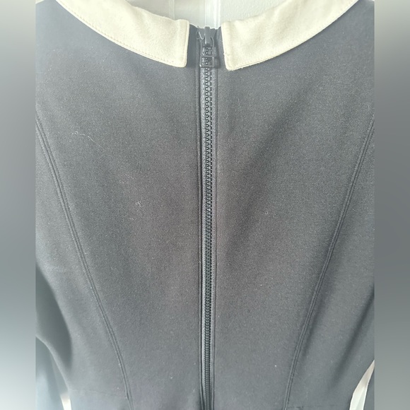 Classic Pink Tartan stretch fit and flare dress with white Peter Pan collar - Picture 6 of 6